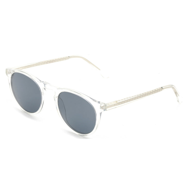 Damen umfangreiche Sonnenbrille mit transparentem Rahmen Karnz