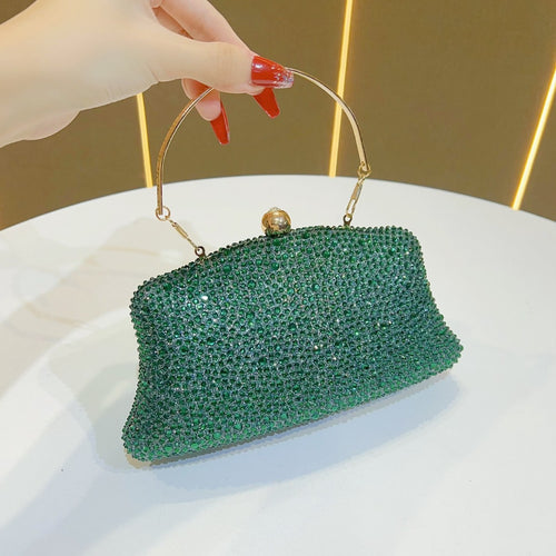 Strassbesetzte Abendclutch