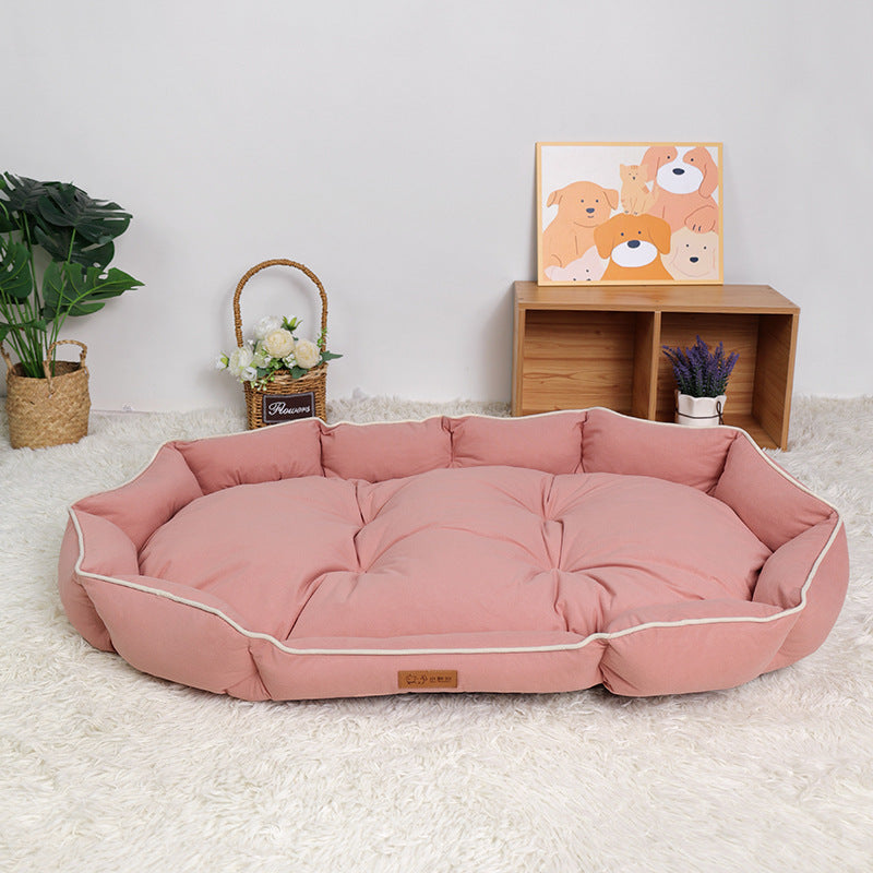 Rundes Plüsch Nest Hundebett