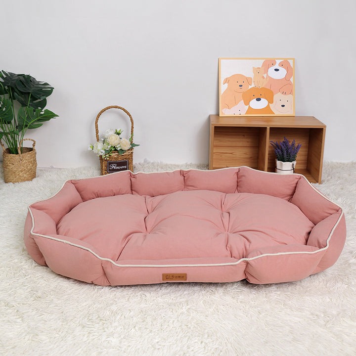 Rundes Plüsch Nest Hundebett