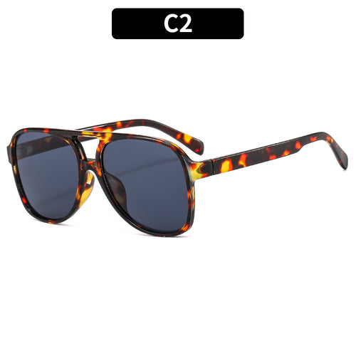 Retro-inspirierte Schildpatt-Sonnenbrille