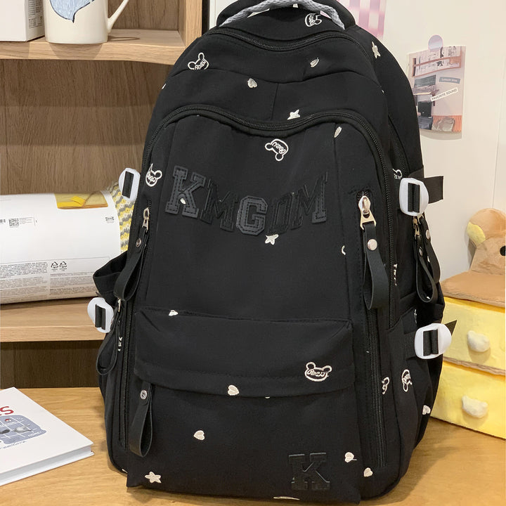 Stylische bestickte Rucksack Karnz 1791205224