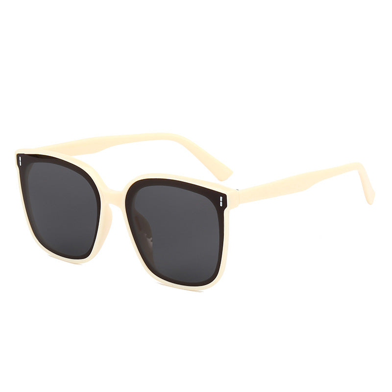 Damen Modische Oversized-Sonnenbrille mit durchgehendem Rahmen Karnz