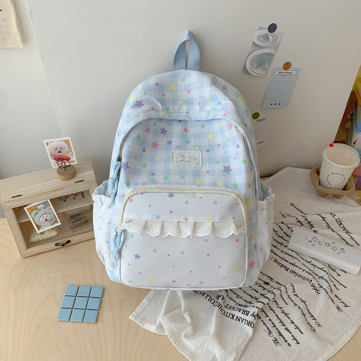 Stylischer Rucksack mit Sternen-Druck
