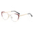 Damen Modische Cat-Eye Brille mit einzigartigem Design Karnz