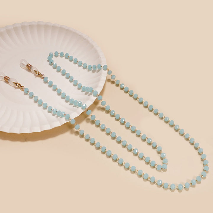 Elegante Perlen Brille Halskette Karnz