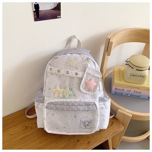 Niedlicher Sternenprint-Rucksack