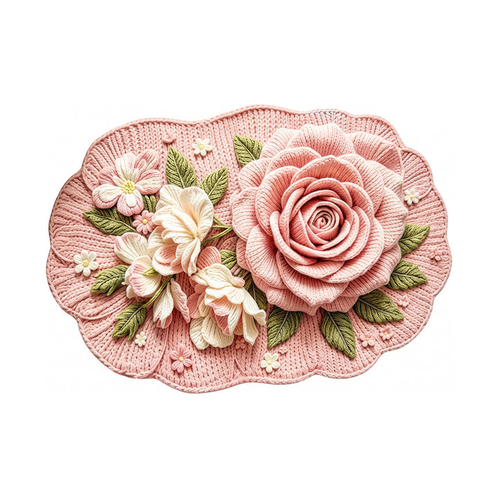Blumen Design Badezimmermatte Karnz