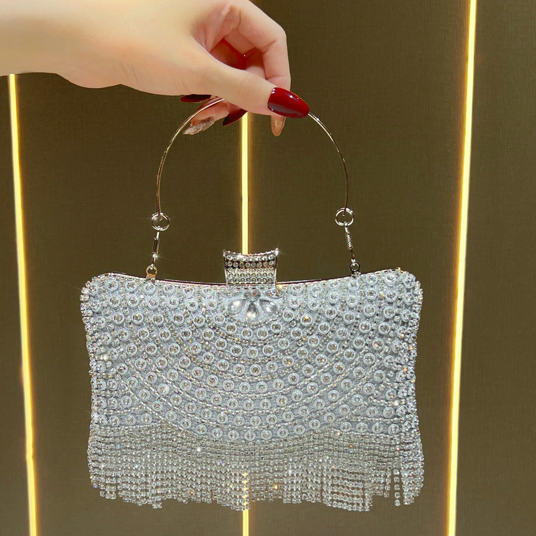 Rhinestone-besetzte Abend-Clutch