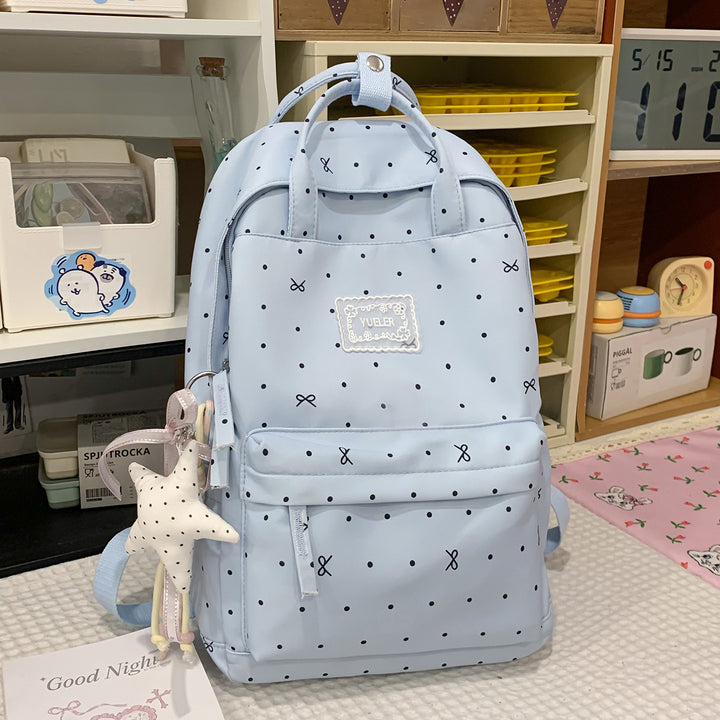 Stylischer gepunkteter Rucksack Karnz