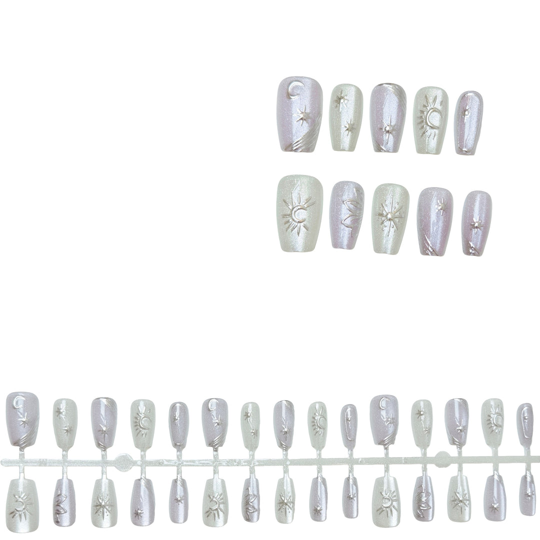 Himmels-Themen Press-On Nagelkunst Set