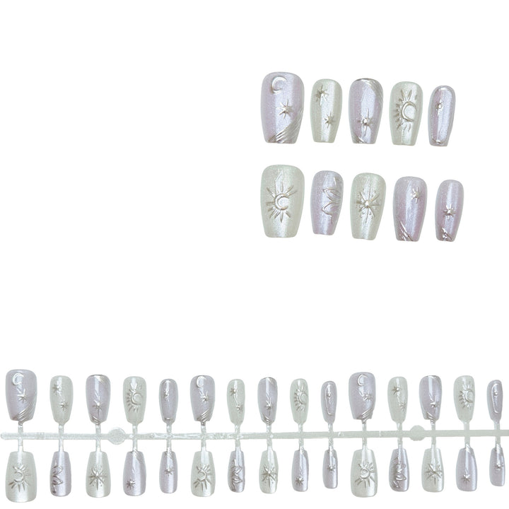Himmels-Themen Press-On Nagelkunst Set