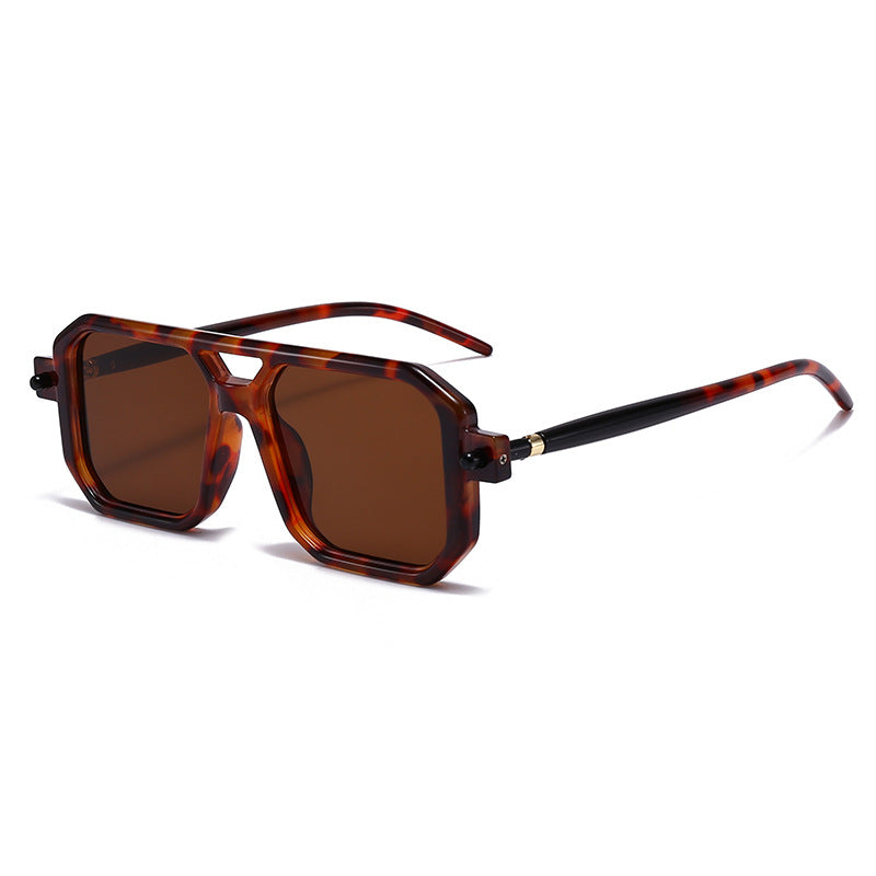 Damen oversized rechteckige Brille Karnz