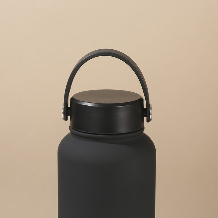 Damen doppelwandige isolierte Wasserflasche mit praktischem Tragegriff Karnz