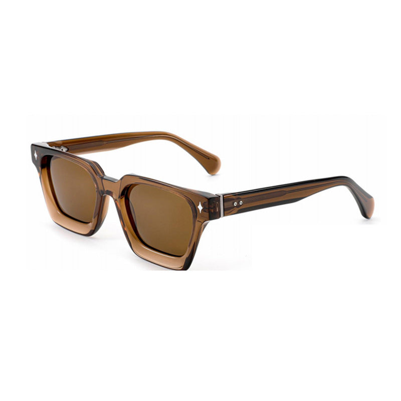 Damen Sonnenbrille im modernen Design mit breitem Rahmen und hochwertigem UV-Schutz Karnz