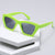 Damen trendige Sonnenbrille im modernen geometrischen Design Karnz