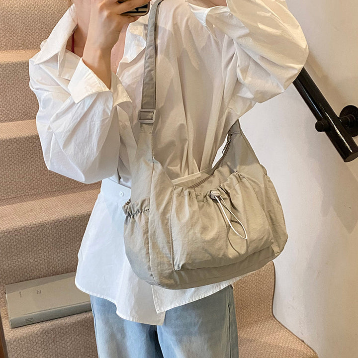 Minimalistische Kordelzug Hobo Tasche