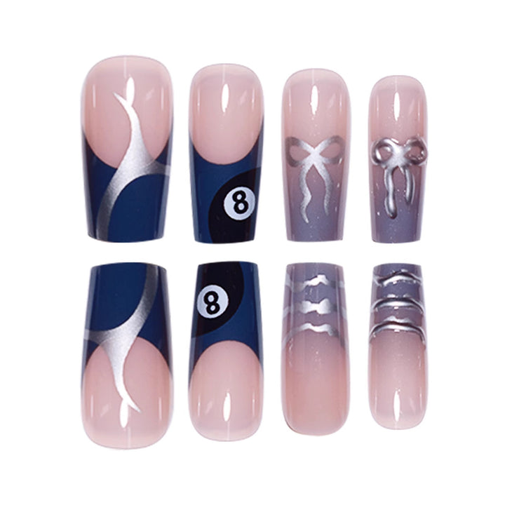 Künstlerisch gemusterte Druck-Nagelkunst Karnz