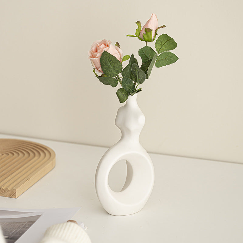Künstlerische abstrakte Vase