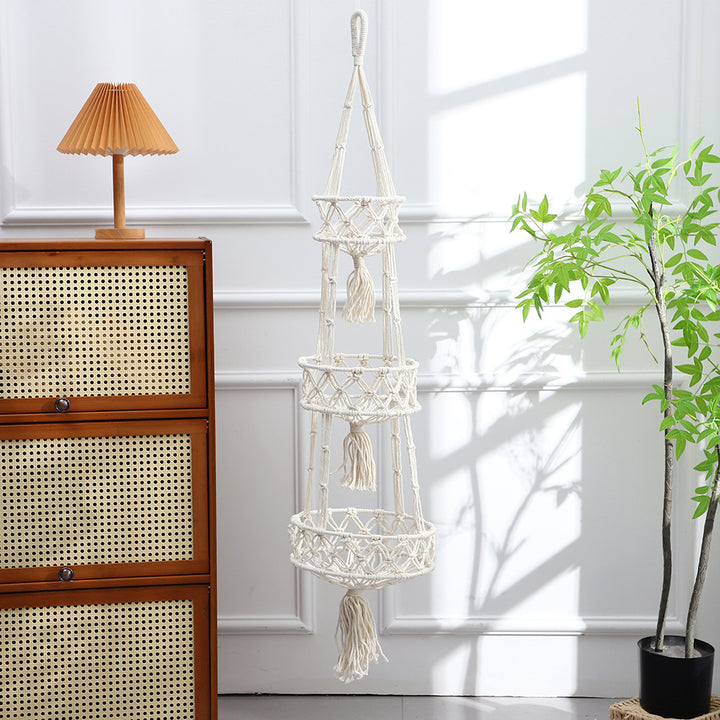 Macrame Pflanzenständer Karnz