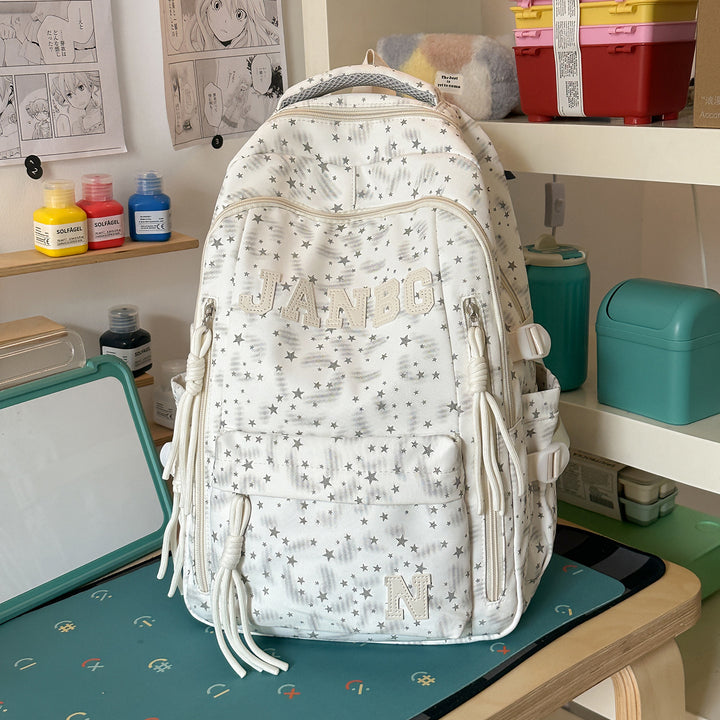 Stylischer Rucksack mit Sternmuster Karnz