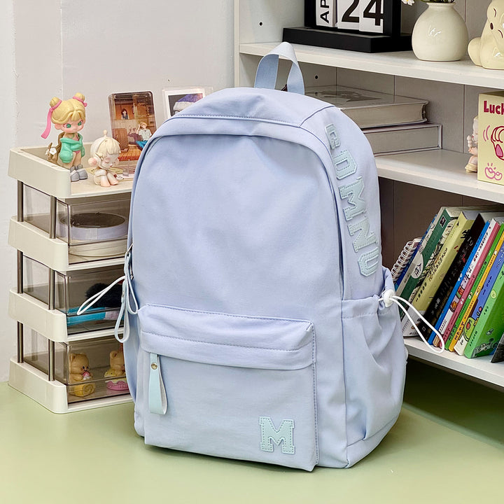 Stylischer Canvas-Rucksack mit plüschigem Schlüsselanhänger Karnz