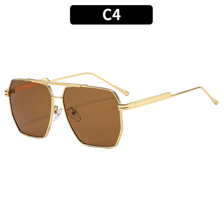 Premium Geometric Shield Sonnenbrille