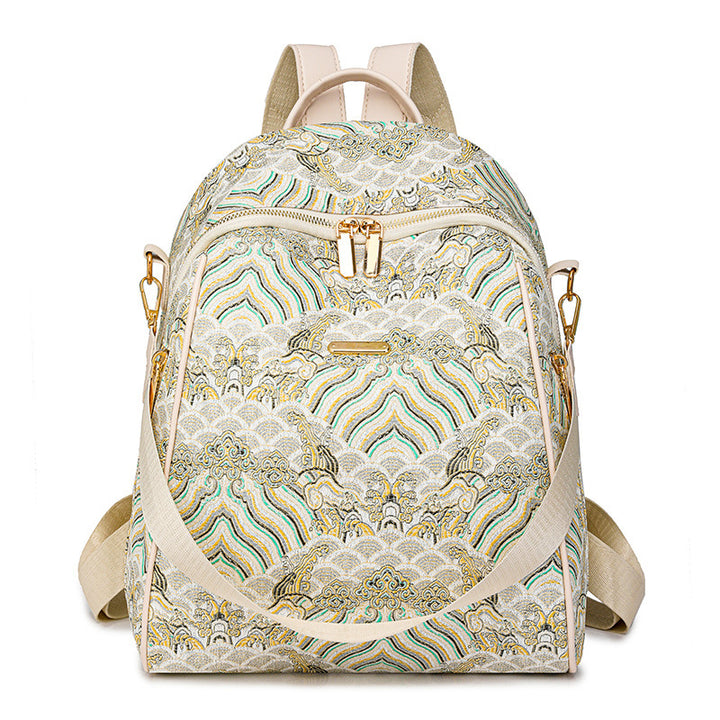 Bohemian gemusterter Rucksack