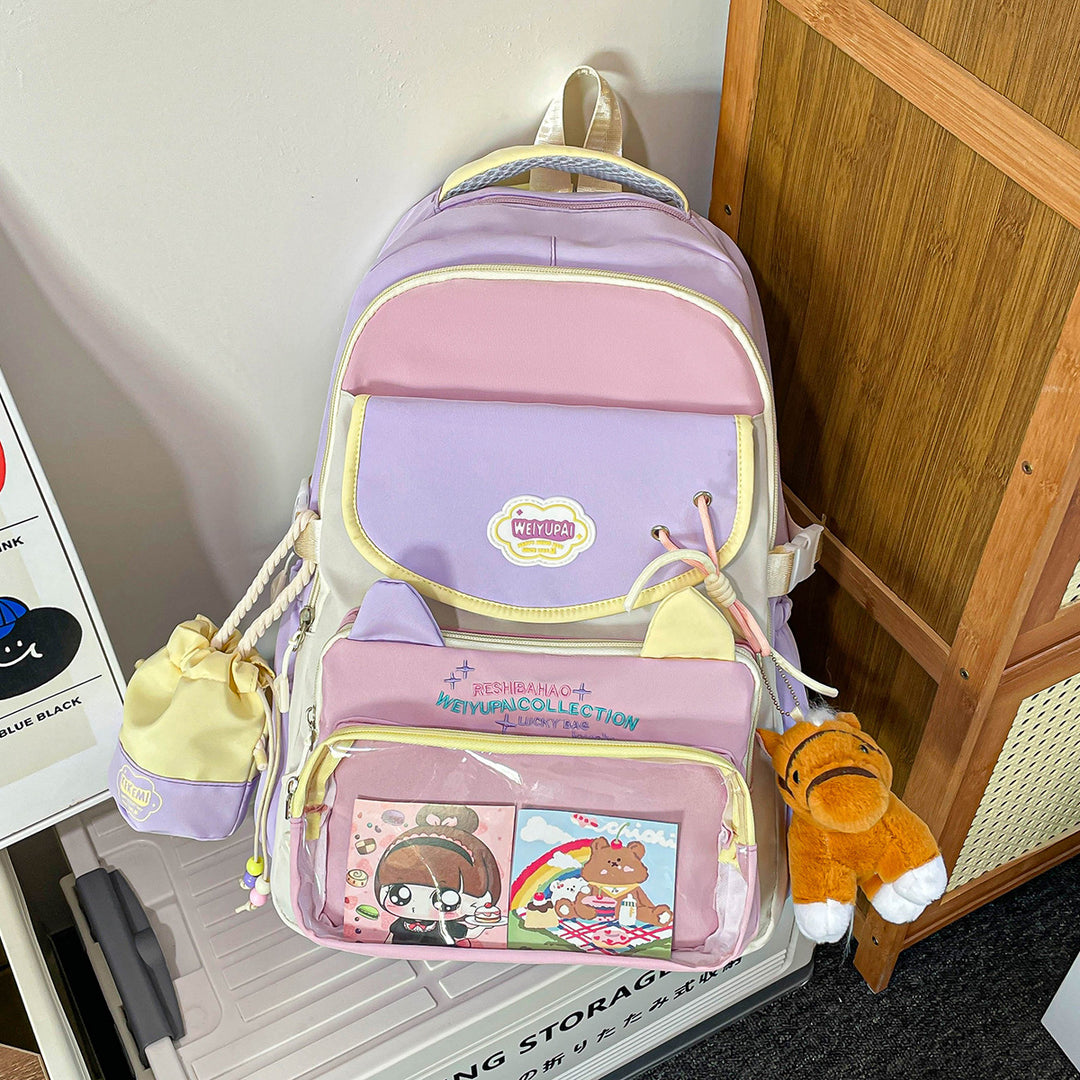 Cartoon-Themen Multi-Taschen Rucksack