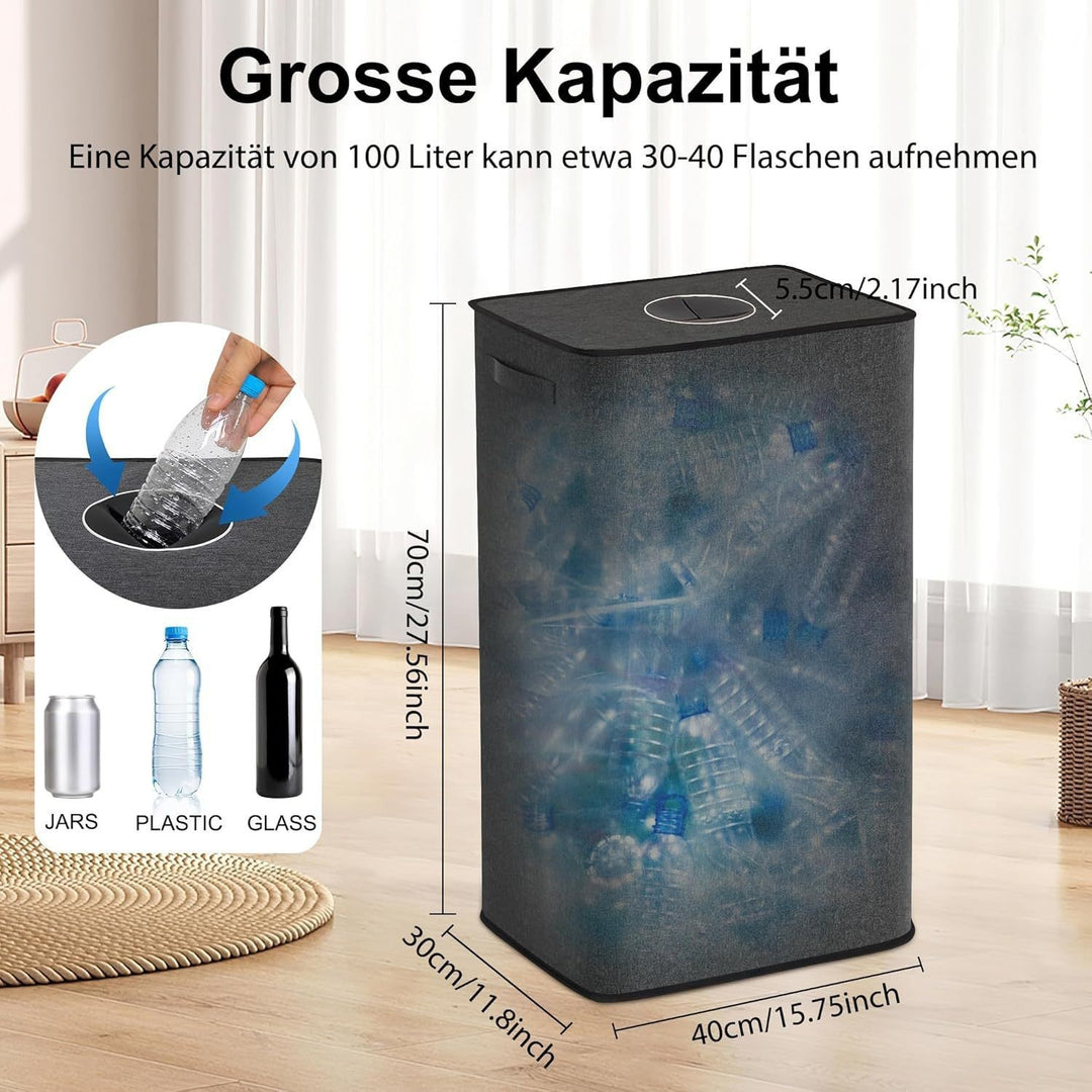 Wäschekorb mit Herausnehmbarer Innentasche Karnz