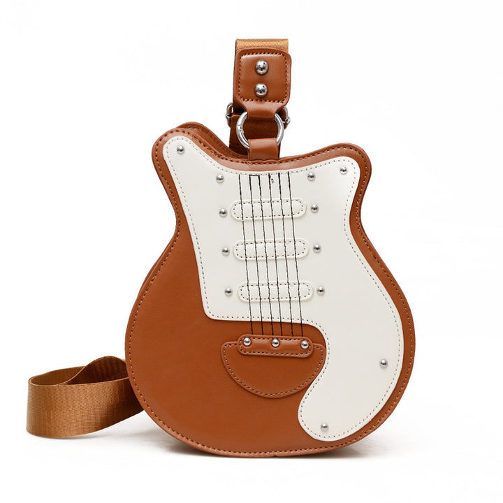 Guitar-förmige Umhängetasche