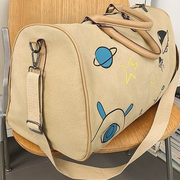Stylische Canvas Reise-Duffel
