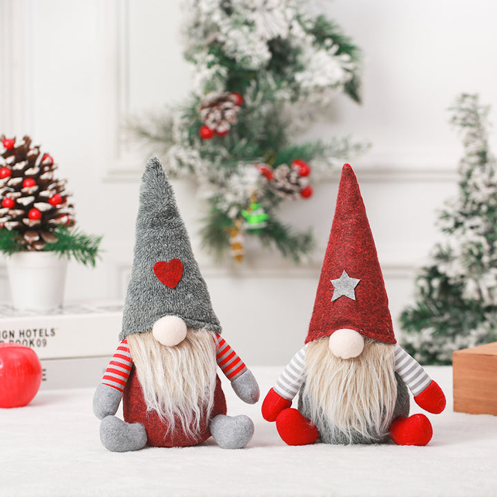 Niedliche Weihnachtsgnom Dekoration Karnz