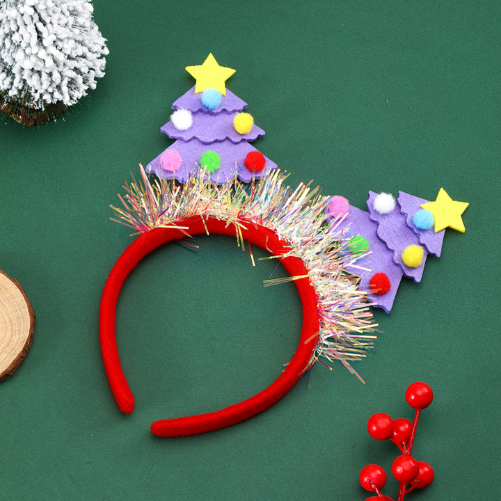 Festlicher Weihnachtsbaum-Haarreifen Karnz