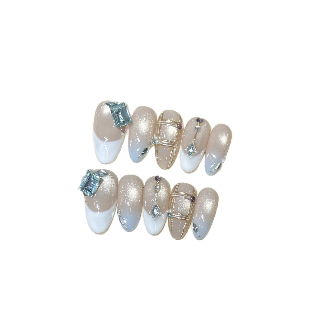 Elegantes Premium Press-On Nagelset