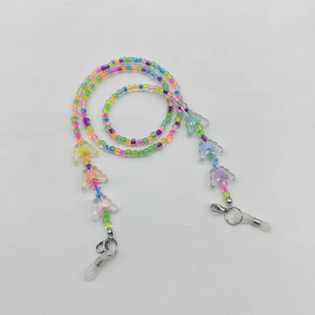 Bunte Brillenhalterkette mit Niedlichen Tiermotiven Karnz