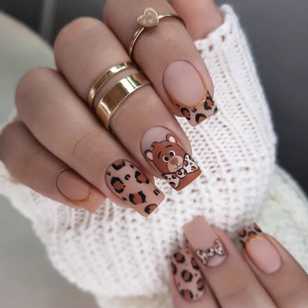 Verspielte Tier-Themen Nagelkunst Karnz
