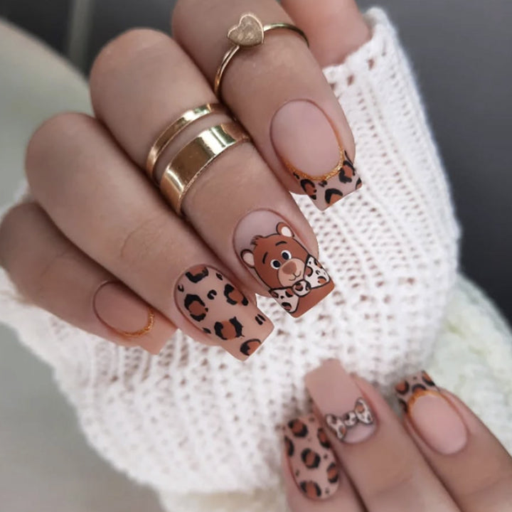 Verspielte Tier-Themen Nagelkunst Karnz