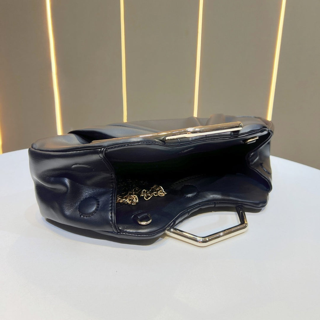 Elegante Raffung Handtasche