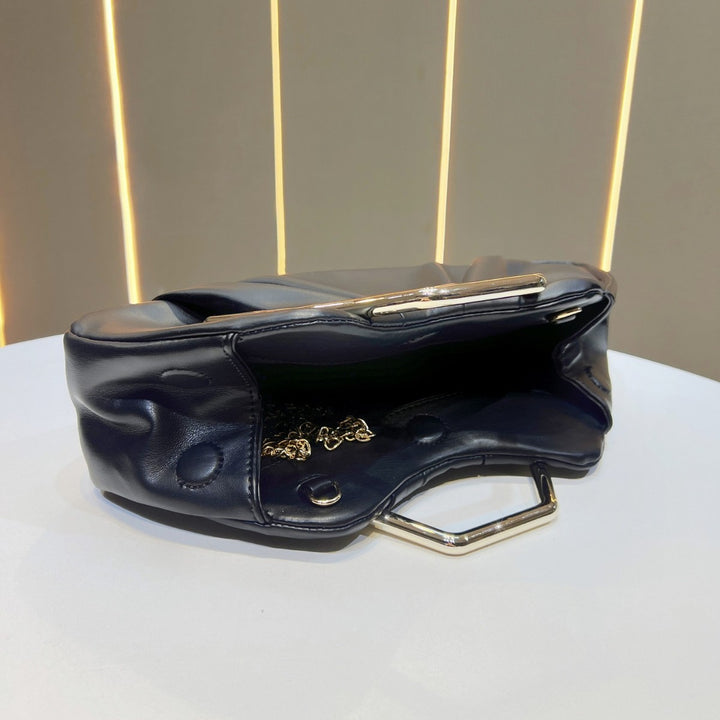 Elegante Raffung Handtasche