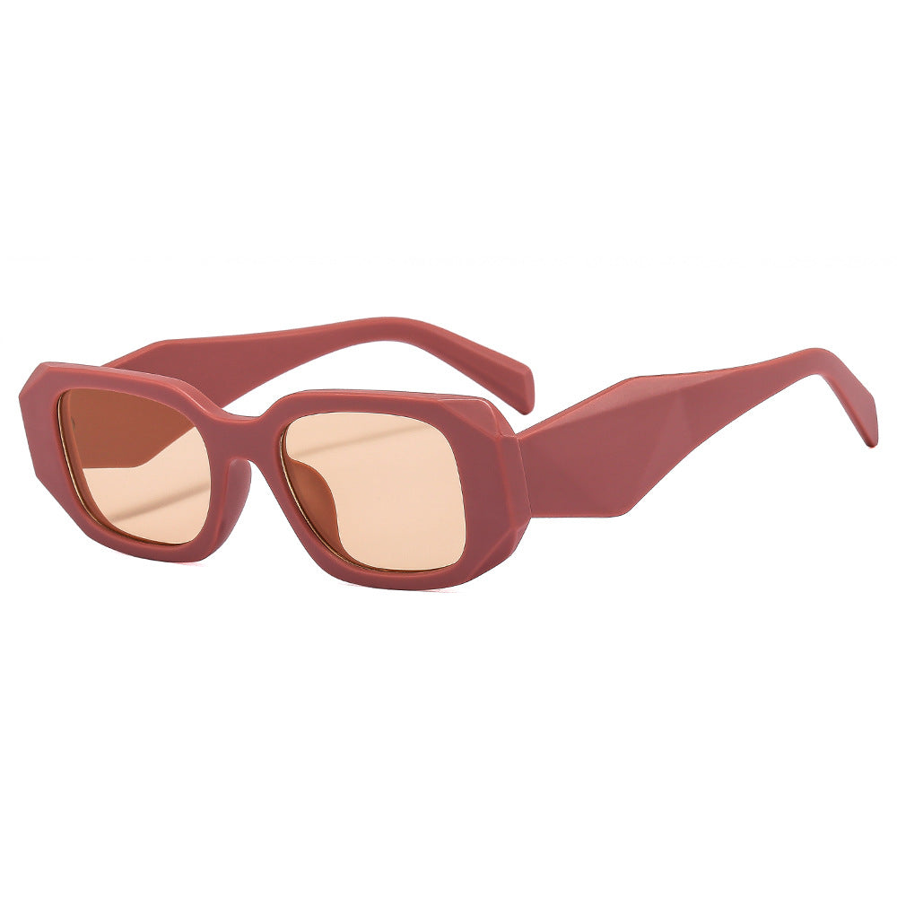 Damen Geometrische Retro-Sonnenbrille Karnz