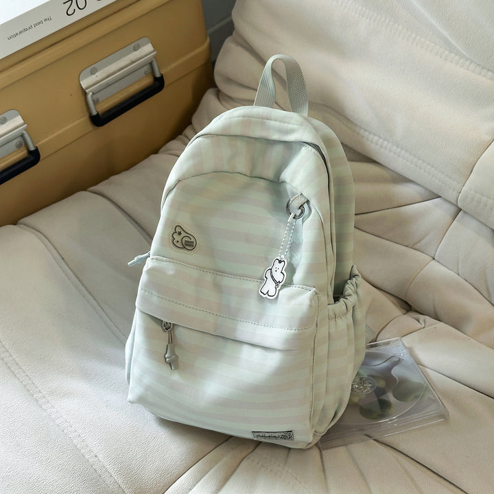 Süßes Cartoon-Design gestreifter Rucksack Karnz