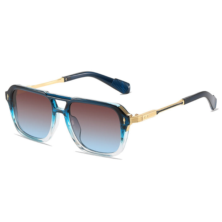Bold Geometrischer Rahmen Sonnenbrille Karnz
