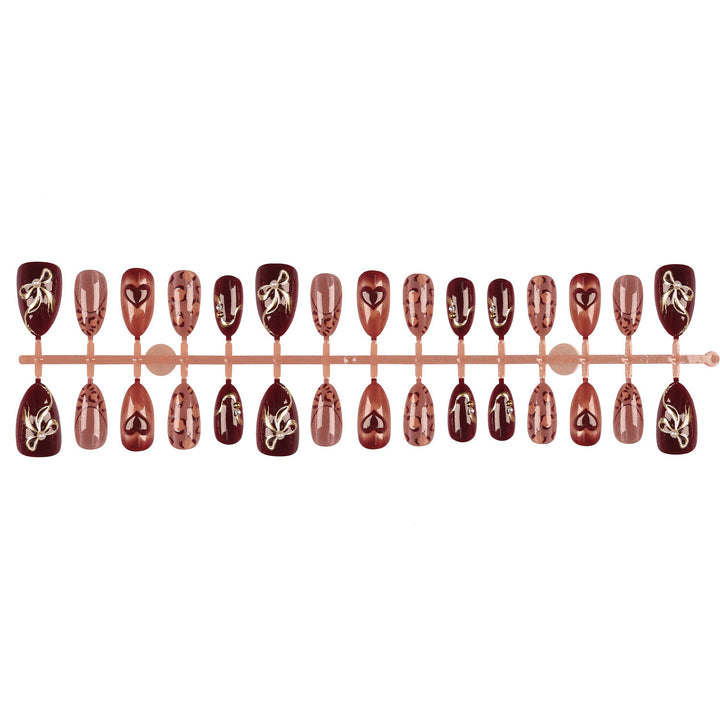 Dekoratives Elegantes Nagelkunst Set