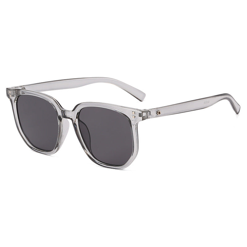 Damen trendige quadratische Sonnenbrille mit robustem Kunststoffrahmen Karnz
