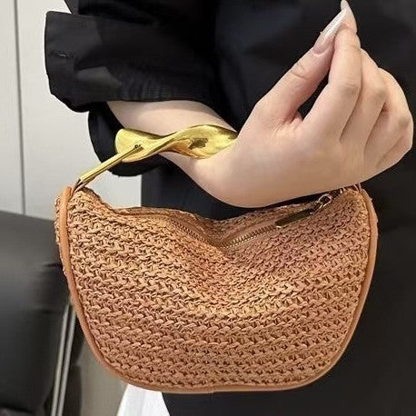 Damen elegante Handtasche mit Kettenhenkel Karnz