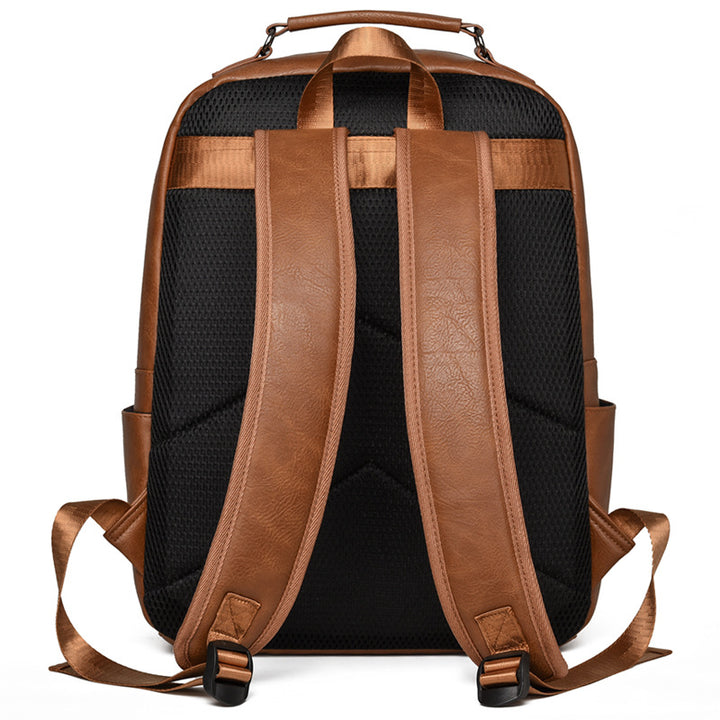 Stylischer Leder-Rucksack Karnz