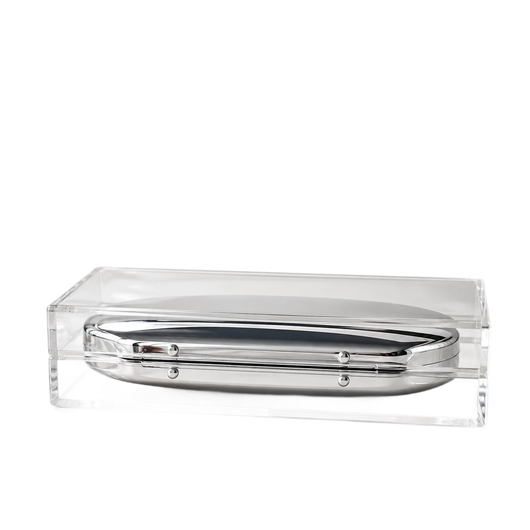 Moderne Skulpturaler Acryl-Clutch