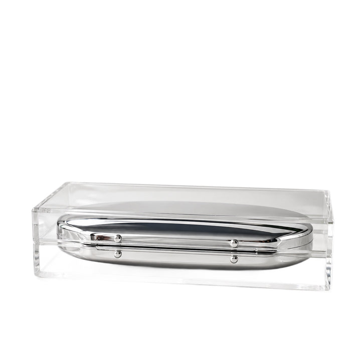 Moderne Skulpturaler Acryl-Clutch