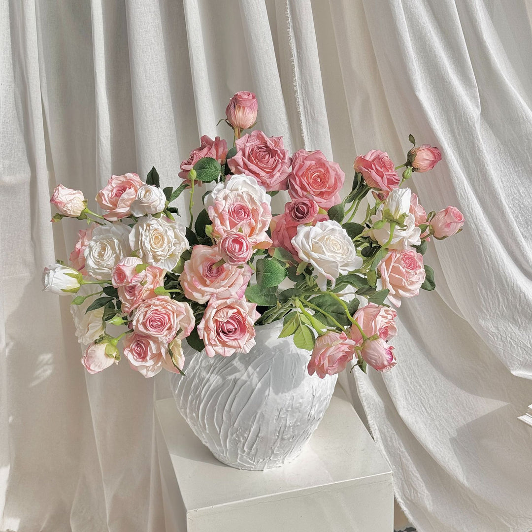 Elegante Kunstrose Blumenspitze